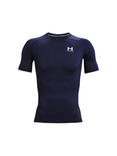 Тениска Under Armour Hg Armour Comp SS Midnight Navy/ White L