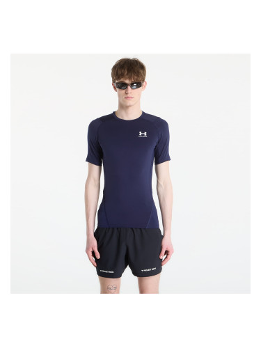 Тениска Under Armour Hg Armour Comp SS Midnight Navy/ White XXXL
