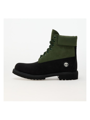 Сникърси Timberland 6 Inch Lace Up Waterproof Boot Black Nubuck/ Dark Green EUR 44