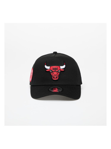 New Era Chicago Bulls Aframe NBA Patch Cap Black Universal