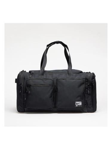 Nike Utility Power 2.0 Duffel Bag Black/ Black/ White 51 l