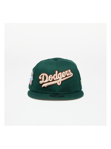 New Era Los Angeles Dodgers MLB Wordmark Patch 9FIFTY Cap Dark Green M-L