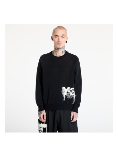 Пуловер Y-3 Logo Knit Crew Sweatshirt UNISEX Black L