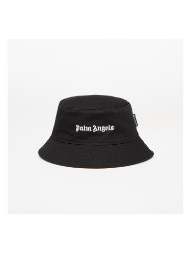 Palm Angels Kids Logo Bucket Hat Black/ Off White I