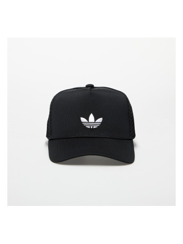 adidas Adicolor Classic Curved Foam Trucker Cap Black OSFM