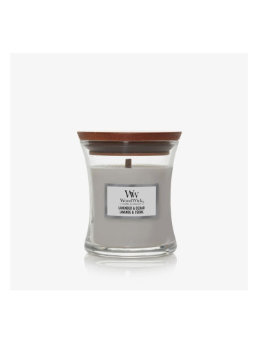 WoodWick Small Hourglass Candle - Lavender & Cedar Universal