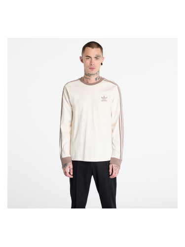 Тениска adidas Adicolor Classics 3-Stripes Long Sleeve Top Trace Brown L