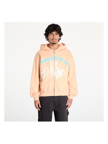 Суитшърт Awake NY Skyline Zip Up Hoodie Peach L