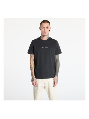 Тениска FRED PERRY Embroidered T-Shirt Anchor Grey L