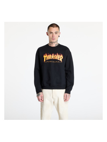 Суитшърт Thrasher Flame Crewneck Black L