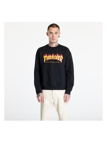 Суитшърт Thrasher Flame Crewneck Black S
