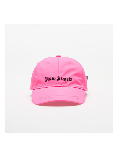 Palm Angels Kids Logo Baseball Cap Fuchsia Fluo/ Black I