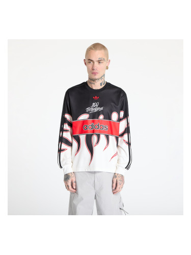 Тениска adidas x 100 Thieves Long Sleeve Tee Multicolor L