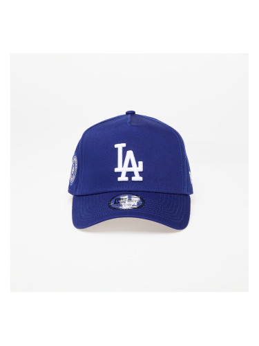 New Era Los Angeles Dodgers Aframe MLB Patch Cap Dark Royal/ White Universal