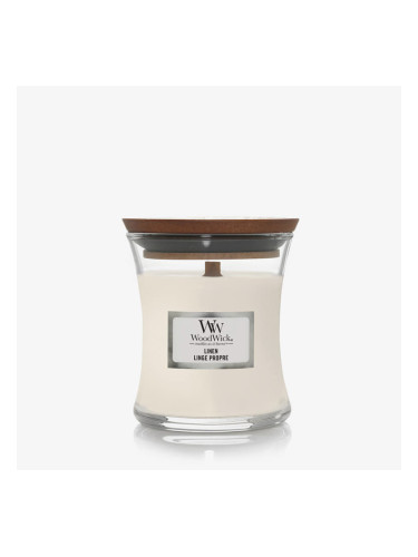 WoodWick Small Hourglass Candle - Linen Universal