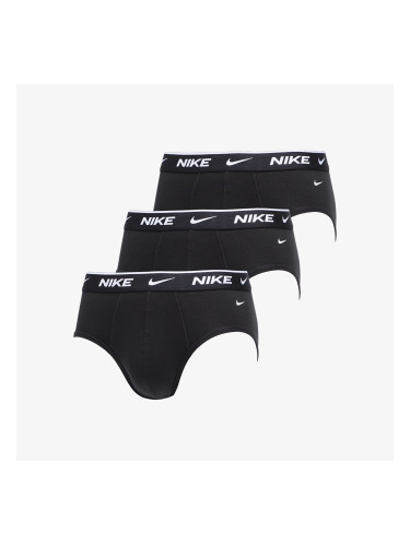 Nike Dr-FIT Cotton Stretch Hip Briefs 3-Pack Black L