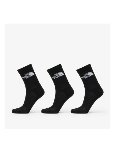 The North Face Multi Sport Cush Crew Sock 3-Pack Tnf Black S