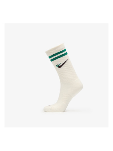 Nike Everyday Plus Force Cushioned Crew Socks Sail/ Malachite/ Black L