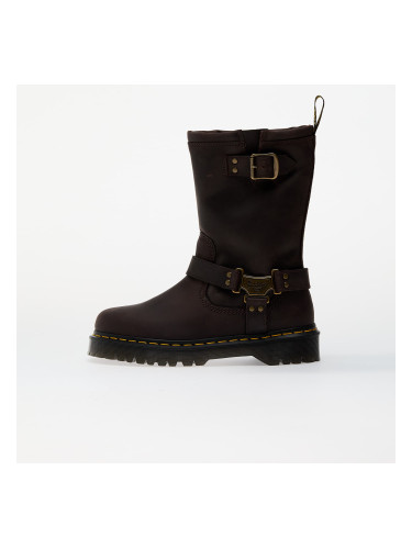 Сникърси Dr. Martens Anistone Hi Dark Brown Burnished Waxy Pull Up EUR 36