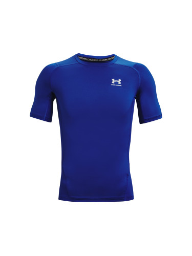 Тениска Under Armour Hg Armour Comp SS Royal/ White XL