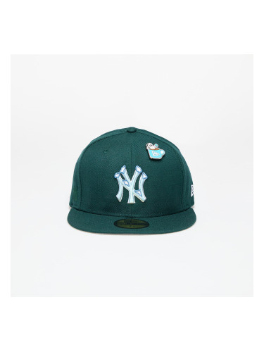 New Era New York Yankees MLB Pin Pack 59FIFTY Cap Dark Green 7 3/8