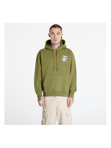 Суитшърт OBEY Obey Eyes Icon Hoodie Moss Green L