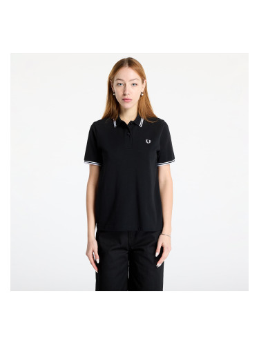 Тениска FRED PERRY Twin Tipped Polo Shirt Black 36