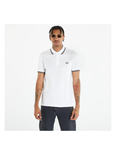 Тениска FRED PERRY Twin Tipped Short Sleeve Tee White L