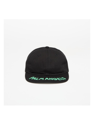 Palm Angels Kids Seasonal Logo Baseball Cap Black/ Green I