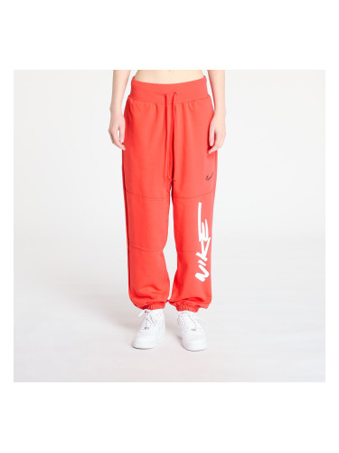 Панталони Nike Sportswear Breaking Mid-Rise Oversized French Terry Pants Light Crimson L