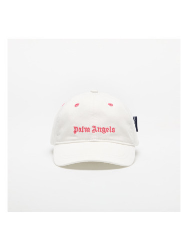 Palm Angels Kids Logo Baseball Cap Butter Cherry I