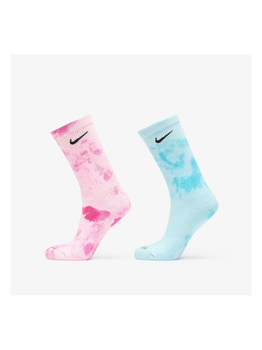 Nike Dri-FIT Everyday Plus Cushioned Crew Socks 2-Pack Multicolor L