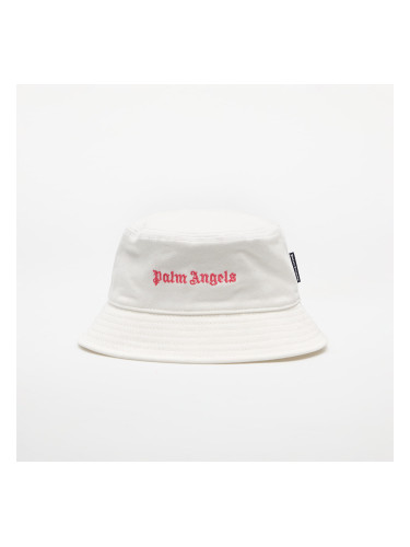 Palm Angels Kids Logo Bucket Hat Butter Cherry I