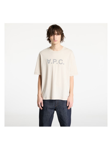 Тениска A.P.C. Oversize Grand APC T-Shirt UNISEX Beige L