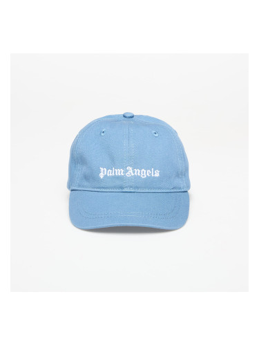 Palm Angels Kids Logo Baseball Cap Dusty Blue/ Off White I