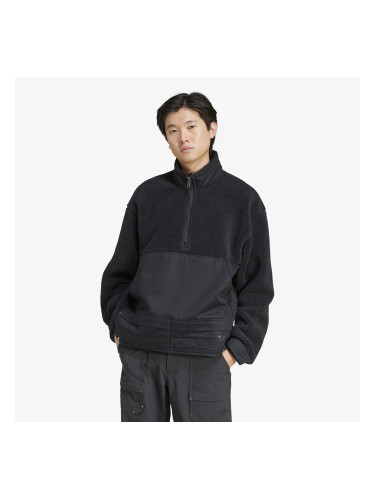 Суитшърт adidas Premium Essentials Fleece Full-Zip Black L