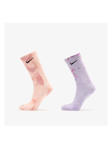 Nike Everyday Plus Cushioned Crew Socks 2-Pack Multi-Color L