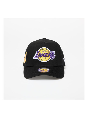 New Era Los Angeles Lakers Aframe NBA Patch Cap Black Universal