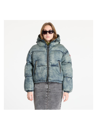 Яке Diesel W-Aves Cropped Puffer Jacket Blue 38