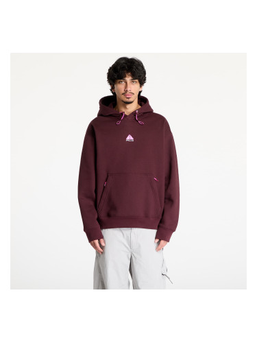 Суитшърт Nike ACG Therma-FIT Fleece Pullover Hoodie UNISEX Burgundy Crush/ Summit White M