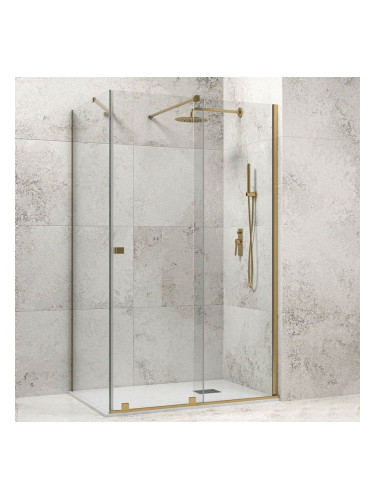 Душ параван, златен мат, Animus 400 Oro