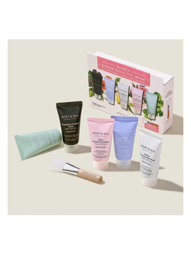 MARY & MAY | Vegan Wash Off Mask Mini Gift Set