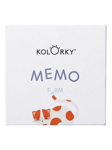 Kolorky Memo Game Farm Съвпадение на картината 20 бр.