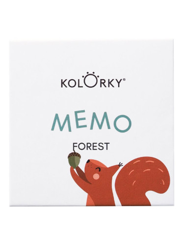 Kolorky Memo Game Forest Съвпадение на картината 20 бр.