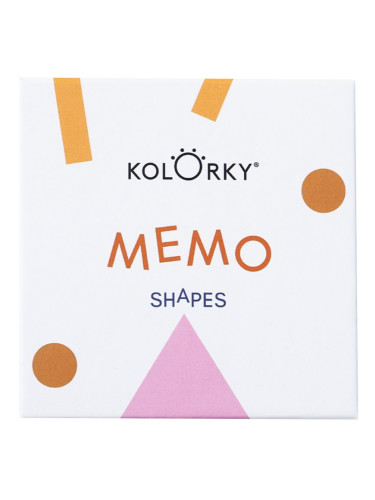 Kolorky Memo Game Shapes Съвпадение на картината 20 бр.