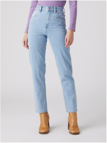 Women's light blue straight fit jeans Wrangler - Women