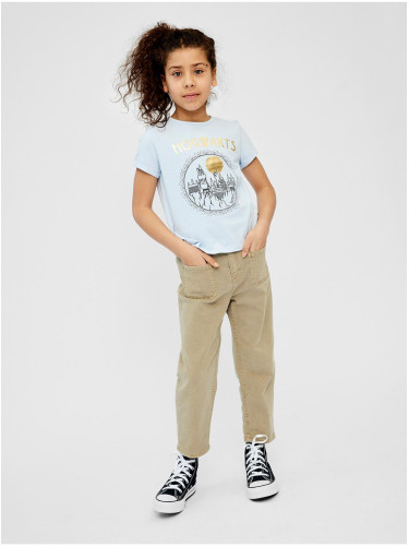 Beige corduroy girl's trousers name it Bella - unisex