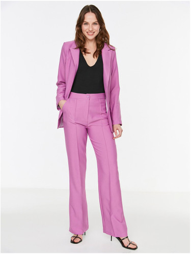 Purple wide pants Trendyol - Women