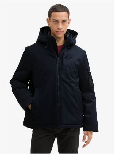 Dark blue men's winter jacket Tom Tailor - Men