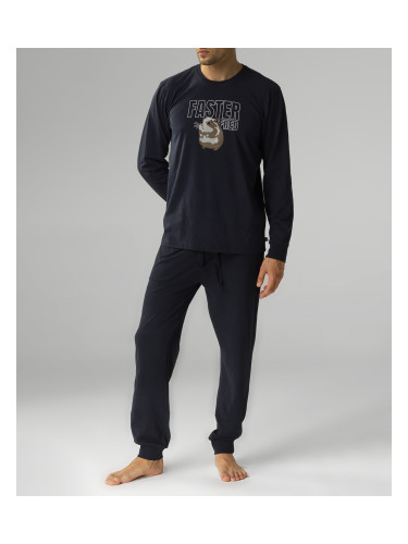 Men's pajamas Atlantic Hamster - dark blue